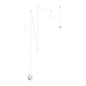 PENDUL TALL SP1 SMALL ALB STIL VINTAGE IDEAL LUX - Img 1
