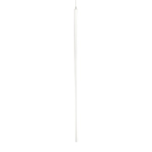 PENDUL ULTRATHIN D100 ROUND, ALB, DIN METAL, STIL MODERN - Img 1