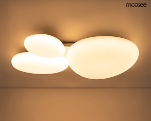 PLAFONIERA CLOUD 3, ALBA, CONFECTIONATA DIN METAL, STIL MODERN