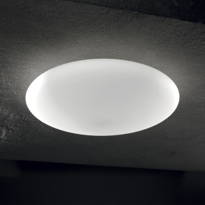 PLAFONIERA SMARTIES PL2 D42, ALB, DIN STICLA, STIL MODERN IDEAL LUX - Img 2