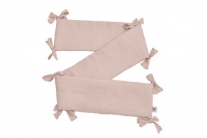 PROTECTIE PENTRU PAT BEBELUSI LINEN ROZ PRAFUIT BA