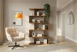 RAFT LIVING, SNAKE 180CM, REALIZAT DIN LEMN DE SALCAM, CULOARE NATUR, ARTIM GROUP SELECTION - Img 4