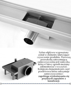 RIGOLA DUS, REA BUBBLE, 90 CM, DESIGN ATRACTIV, CALITATE SUPERIOARA, REA - Img 7