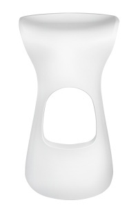 SCAUN DE BAR CAMINO ALB, 70 CM, CONFECTIONAT DIN POLIPROPILENA, STIL MODERN - Img 4