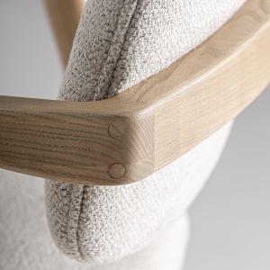 SCAUN DE BAR NAMUR 94CM, DIN LEMN SI TEXTIL, STIL MODERN, VICAL HOME - Img 8
