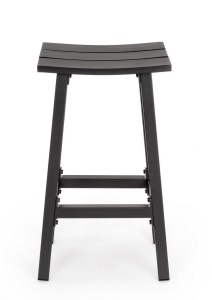 SCAUN DE BAR PENTRU GRADINA/TERASA, SKIPPER 71, CONFECTIONAT DIN ALUMINIU, STIL MODERN - Img 2