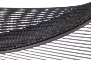 SCAUN DE BIROU LORETO, GRI/NEGRU, TAPITERIE DIN TEXTIL/PLASA SI PICIOARE DIN METAL, STIL MODERN - Img 2
