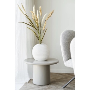 SCAUN DE SUFRAGERIE LANA, DIN METAL SI TEXTIL BOUCLE, CULOARE GRI, HOUSE NORDIC - Img 7