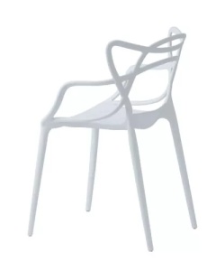 SCAUN DINING/GRADINA, ALB, DIN POLIPROPILENA, ARTIM GROUP SELECTION - Img 3