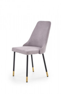 SCAUN DINING K318 GRI/NEGRU/AURIU STIL MODERN HALMAR