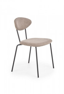 SCAUN DINING K361 GRI-BEJ/NEGRU/NUC STIL MODERN HALMAR
