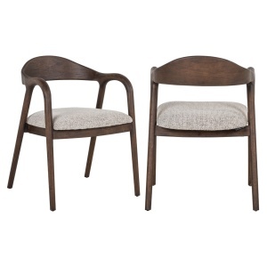 SCAUN DINING MIHARA, REALIZAT DIN LEMN DE CAUCIUC SI TEXTIL IGNIFUG, CULOARE MARO, DESIGN DEOSEBIT, RICHMOND INTERIORS - Img 11