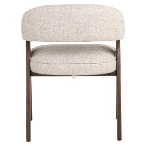 SCAUN DINING, MORI, REALIZAT DIN LEMN DE CAUCIUC, SPUMA SI TEXTIL, CULOARE CREM/NATUR, DESIGN DEOSEBIT, RICHMOND INTERIORS - Img 9