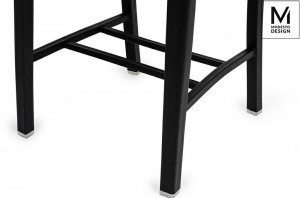 SCAUN DINING, NEGRU, DIN POLIPROPILENA, VEGA, STIL MODERN - Img 7