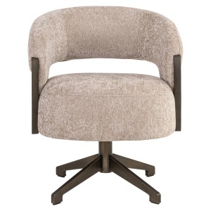 SCAUN DINING POLLUX, REALIZAT DIN METAL, LEMN DE FAG SI TEXTIL, CULOARE MARO/GRI DESIGN DEOSEBIT, RICHMOND INTERIORS - Img 9