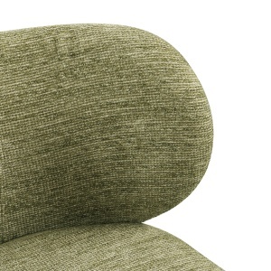 SCAUN DINING ROTATIV AMELY, DIN METAL SI TEXTIL, DE CULOARE CUPRU/FISTIC, RICHMOND INTERIORS - Img 2