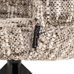 SCAUN DINING ROTATIV SERENITY REALIZAT DIN METAL, LEMN DE FAG SI TEXTIL IGNIFUG, CULOARE MARO, DESIGN DEOSEBIT, RICHMOND INTERIORS - Img 7
