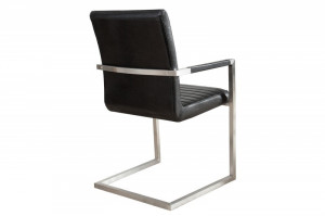 SCAUN DINING SAU BIROU NEGRU ANTIC IMPERIAL DESIGN VINTAGE - Img 4