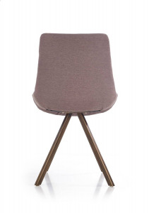 SCAUN DINING STIL K290, GRI/BRONZ, CU TAPITERIE DIN STOFA SI PICIOARE DIN METAL, STIL MODERN - Img 2
