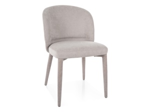 SCAUN DINING TINO, WIND GRI DESCHIS 84, DIN STOFA SI METAL, STIL MODERN
