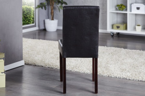 SCAUN GENUA CAFENIU ANTIC 20918 DESIGN VINTAGE - Img 3