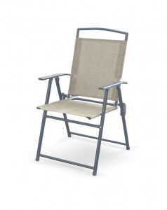 SCAUN GRADINA/TERASA ROCKY GRI STIL MODERN HALMAR
