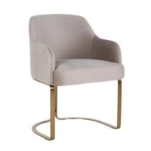 SCAUN HADLEY, KHAKI, METAL, CATIFEA, SPUMA, REZISTENT LA FOC, RICHMOND INTERIORS