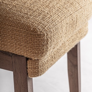 SCAUN KALESHA, CULOARE MARO/BEJ, DIN LEMN SI TEXTIL, VICAL HOME - Img 6