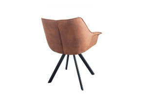 SCAUN, MARO ANTICHIZAT PENTRU BIROURI/SALI DE CONFERINTA DUTCH RETRO, COD 37613, DESIGN RETRO VINTAGE - Img 4