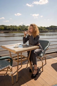 SCAUN PENTRU CAFENEA, AZURE, TURCUOAZ, ARTIM GROUP SELECTION - Img 2