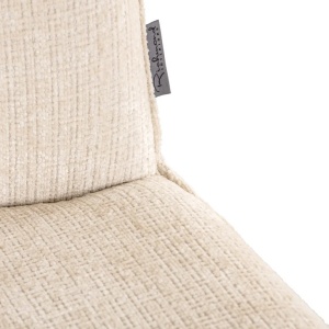 SCAUN ROTATIV DAKOTA S4752, BEIGE CHENILLE NIAGARA 902, CONFECTIONAT DIN 100% POLIESTER, SPUMA, METAL SI OTEL INOXIDABIL, RICHMOND INTERIORS - Img 4