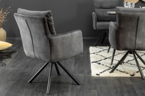 SCAUN ROTATIV, DINING/LIVING, BIG GEORGE, ANTRACIT, STIL MODERN, ARTIM GROUP SELECTION - Img 3