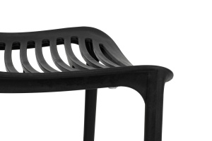 SCAUN SUNNY NEGRU, CONFECTIONAT DIN POLIPROPILENA, STIL MODERN - Img 4