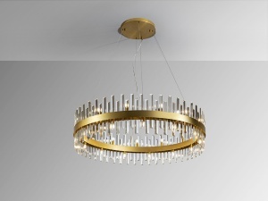 SCHULLER, LUSTRA GRACE ROTUNDA, 110CM, REALIZATA DIN METAL SI STICLA, ARTIM GROUP SELECTION - Img 4