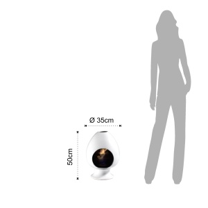 SEMINEU CU BIOETANOL, PIGNA ALB, 50CM, ARTIM GROUP SELECTION - Img 3