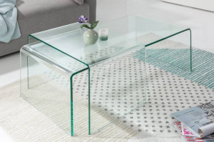 SET 2 MASUTE DE CAFEA, GHOST, STICLA, DESIGN MODERN - Img 6