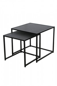 SET 2 MASUTE OFFICE, SLIM LINE 50CM, LEMN SI METAL, COD 44179 - Img 3