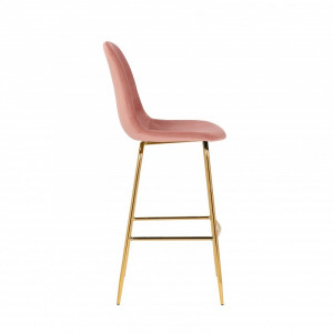 SET 2 SCAUNE BAR 108CM, SCANDINAVIA COD 40132, DIN METAL SI CATIFEA, DESIGN MODERN - Img 3