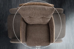 SET 2 SCAUNE, BIG GEORGE, ROTATIVE, MATERIAL TEXTIL, MICROFIBRA, CADRUL METAL, ARTIM GROUP SELECTION - Img 11