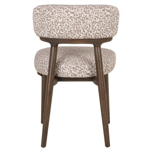 SET 2 SCAUNE DINIG BASKER NATURAL GEO, 214064, CONFECTIONAT DIN POLIESTER, LEMN MASIV SI SPUMA, MARO, STIL MODERN - Img 4