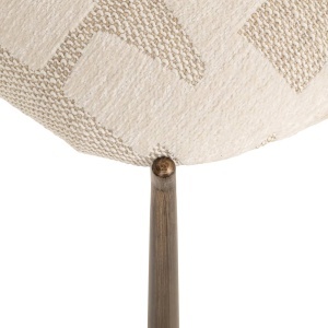 SET 2 SCAUNE DINING LANA, REALIZAT DIN METAL, LEMN DE FAG SI TEXTIL, CULOARE BEJ, DESIGN DEOSEBIT, RICHMOND INTERIORS - Img 11