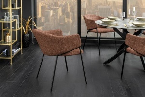 SET 2 SCAUNE, NOBLESSE, MATERIAL TEXTIL, CADRUL METAL, CULOARE MARO, ARTIM GROUP SELECTION - Img 2