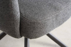 SET 2 SCAUNE ROTATIVE, BIG GEORGE GRI INCHIS, TEXTIL, ASPECT RETRO, ARTIM GROUP SELECTION - Img 4