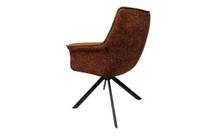 SET 2 SCAUNE ROTATIVE, LE GRAND, MARO/CONIAC, PIELE ECO SI MATERIAL TEXTIL, ARTIM GROUP SELECTION - Img 4