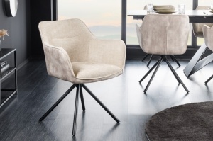 SET 2 SCAUNE ROTATIVE, VERONA, SAMPANIE, METAL SI CATIFEA, DESIGN MODERN, ARTIM GROUP SELECTION - Img 4