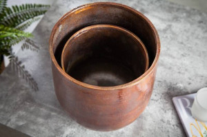 SET 2 VASE DE FLORI, COD 40905, DIN METAL - Img 3