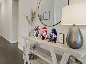SET 3 FIGURINE DECORATIVE, POLIRASINA, MULTICOLOR, DESIGN MODERN - Img 2
