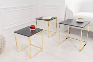 SET 3 MASUTE, ELEMENTS, COD 42476, DIN METAL SI FURNIR, STIL MODERN - Img 2