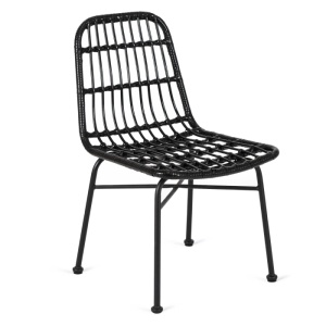 SET 4 SCAUNE DE TERASA, ARTIM MEBLE, REALIZAT DIN RATAN SINTETIC SI CADRUL DIN METAL, STIL MODERN - Img 7