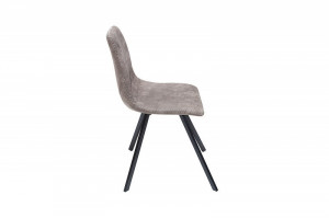 SET 4 SCAUNE, NEGRU/TAUPE, AMSTERDAM, DESIGN RETRO VINTAGE, ARTIM GROUP SELECTION - Img 3